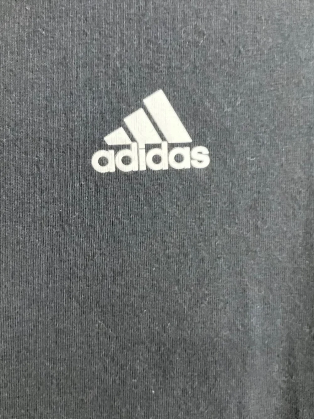Adidas Track Jacket Kids Size Small Black Full Zip Long Sleeves Athletic Fit